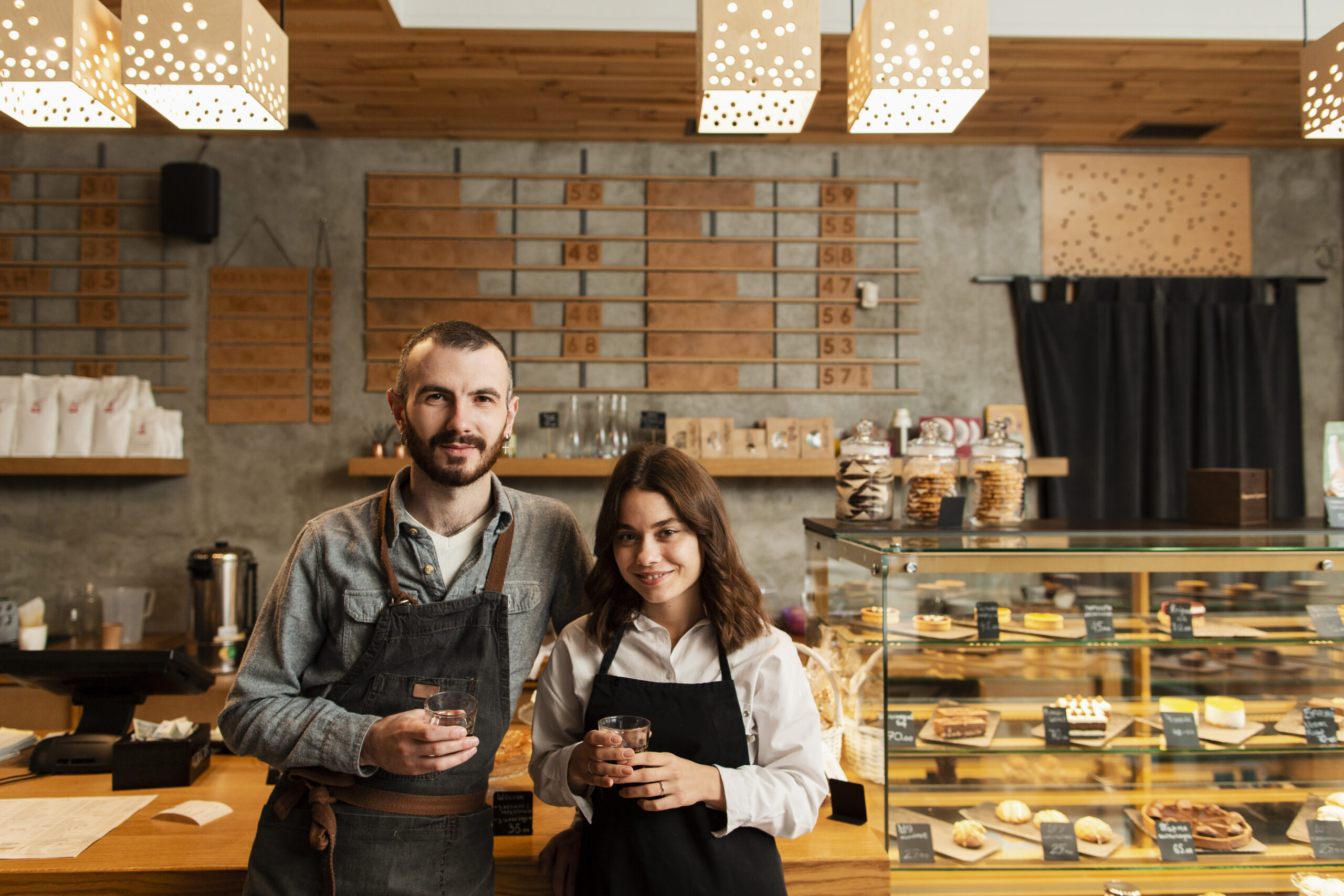 Bakery staff accepting payments with high-risk merchant account UK solutions