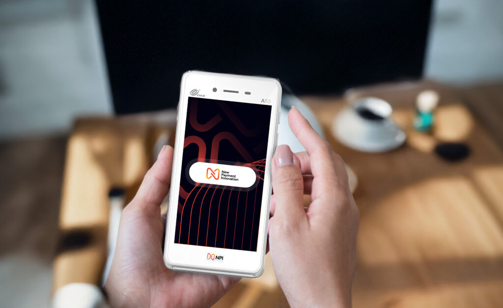 Card payment trends UK 2025 PAX A50 payment terminal in coffee shop environment